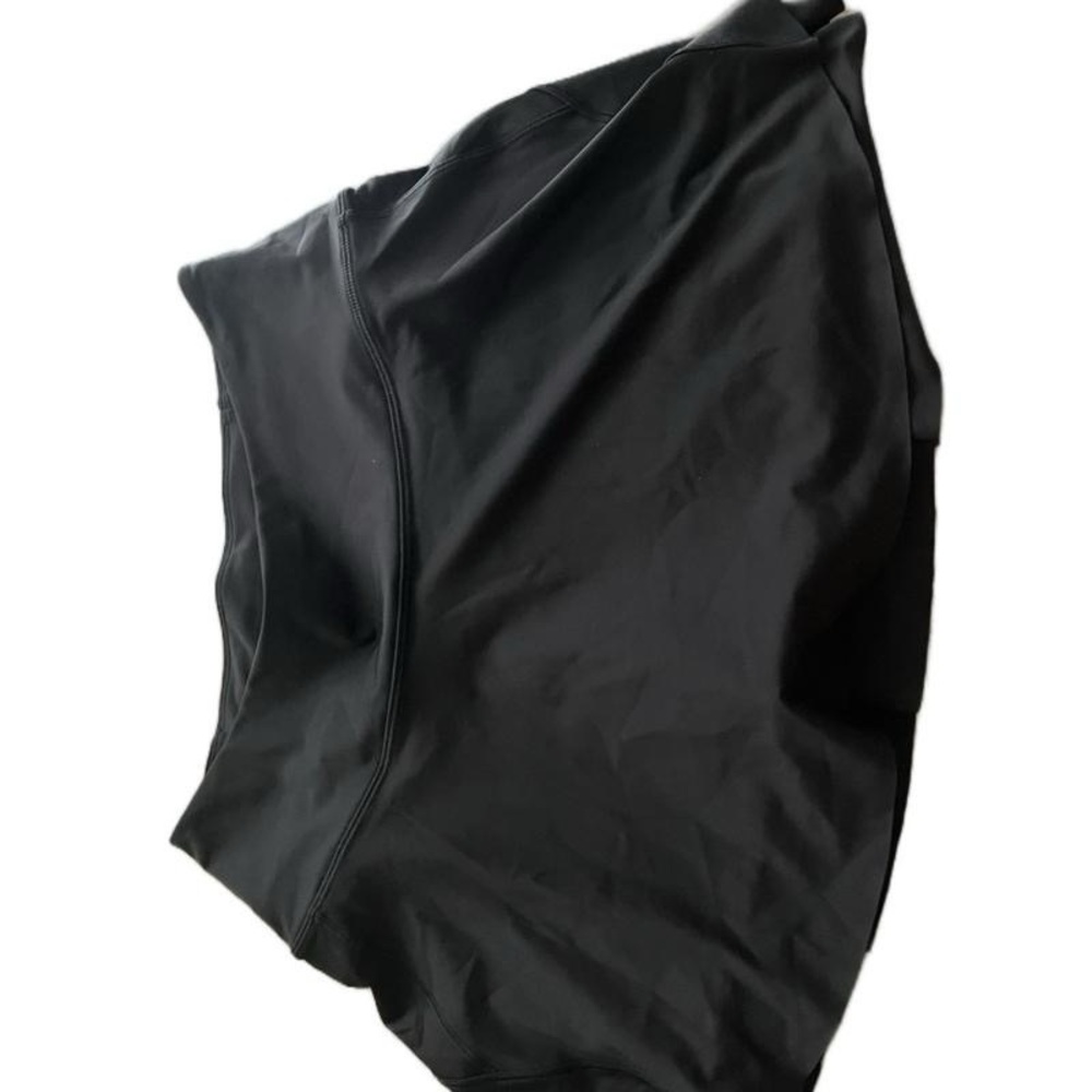 Athleta Black Asymmetrical Bubble Mini Skirt
